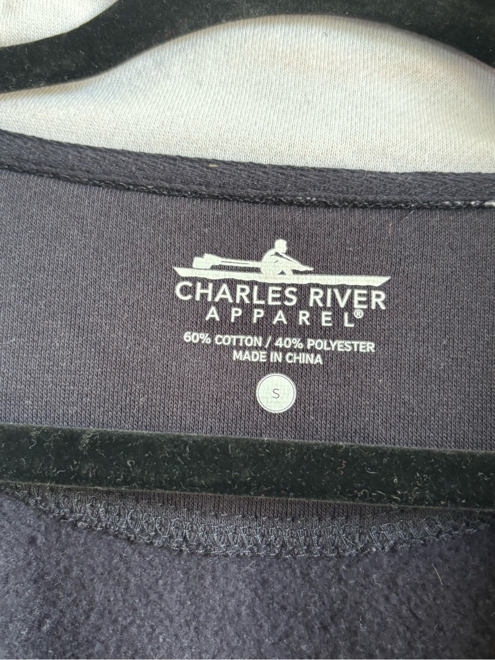 Charles River Apparel Navy Quarter Zip Pullover | Size S | Coastal - Picture 3 of 3